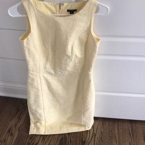 Ann Taylor yellow above the knee dress